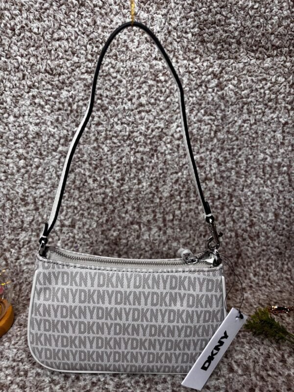 Bolso DKNY Penny - Monograma Gris/Negro
