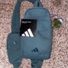 Bolsa adidas Essentials 3 Sling Crossbody - Verde Azulado