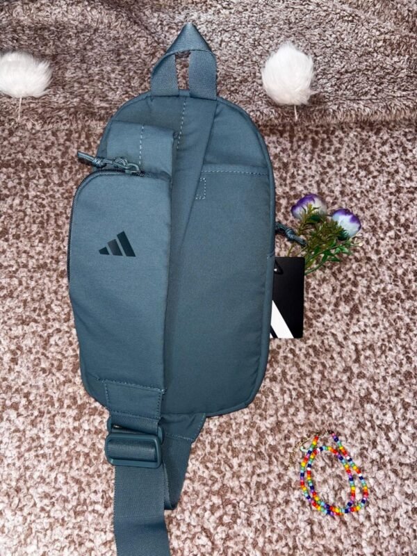 Bolsa adidas Essentials 3 Sling Crossbody - Verde Azulado